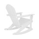 preview thumbnail 6 of 6, Laguna Hdpe All Weather Outdoor Patio Rocking Chair (Set of 4)