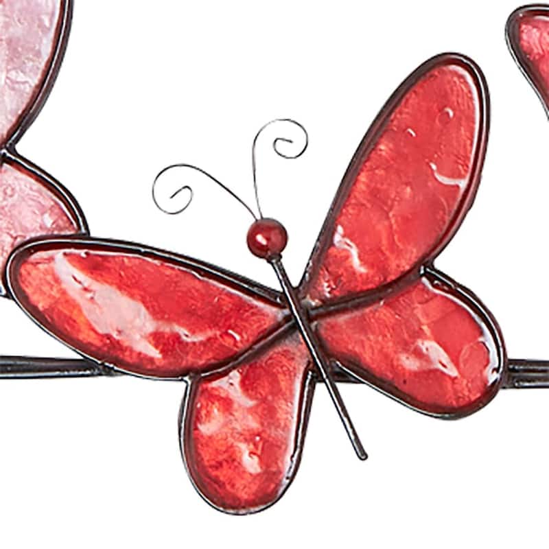 Butterflies On A Wire Wall Decor Brown (m2020 br)