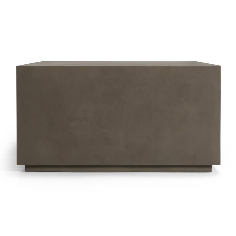 Modrest Fresno Modern Grey Concrete Coffee Table