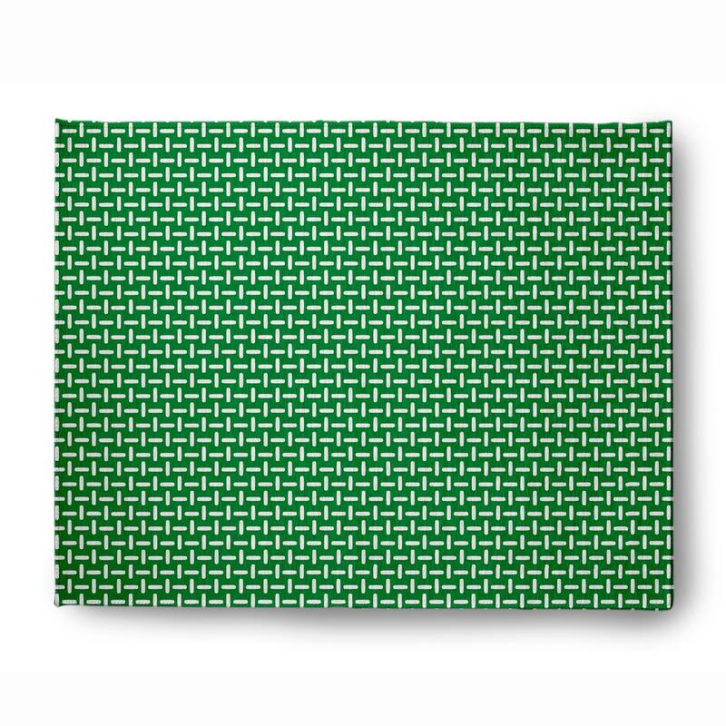 Woven Stitch Soft Chenille Rug - 8' x 10' - Kelly Green