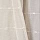 Lush Decor Farmhouse Textured Grommet Sheer Window Curtain Panel Pair