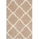 preview thumbnail 35 of 162, SAFAVIEH Dallas Shag Giusy Trellis 1.5-inch Thick Rug 4' x 6' - Beige/Ivory - Rectangle