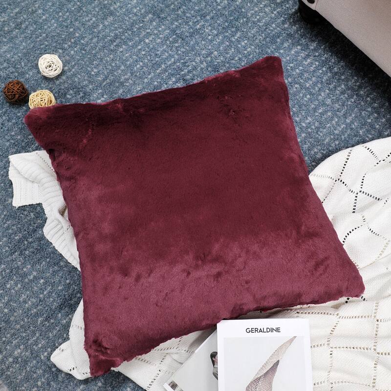 Fauxfur Pillow Shell Set 20'X20"