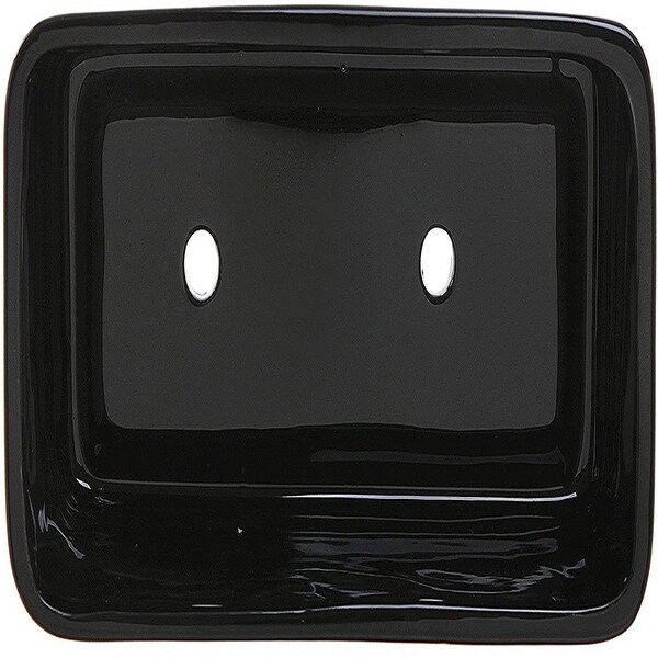 10 inch Modern Minimalist Black Ceramic Succulent Planter Pot - 8