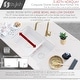 preview thumbnail 7 of 17, STYLISH 27 inch Composite Granite 60/40 Double Bowl Dual Mount Sink - 27" x 18" x 9.5"