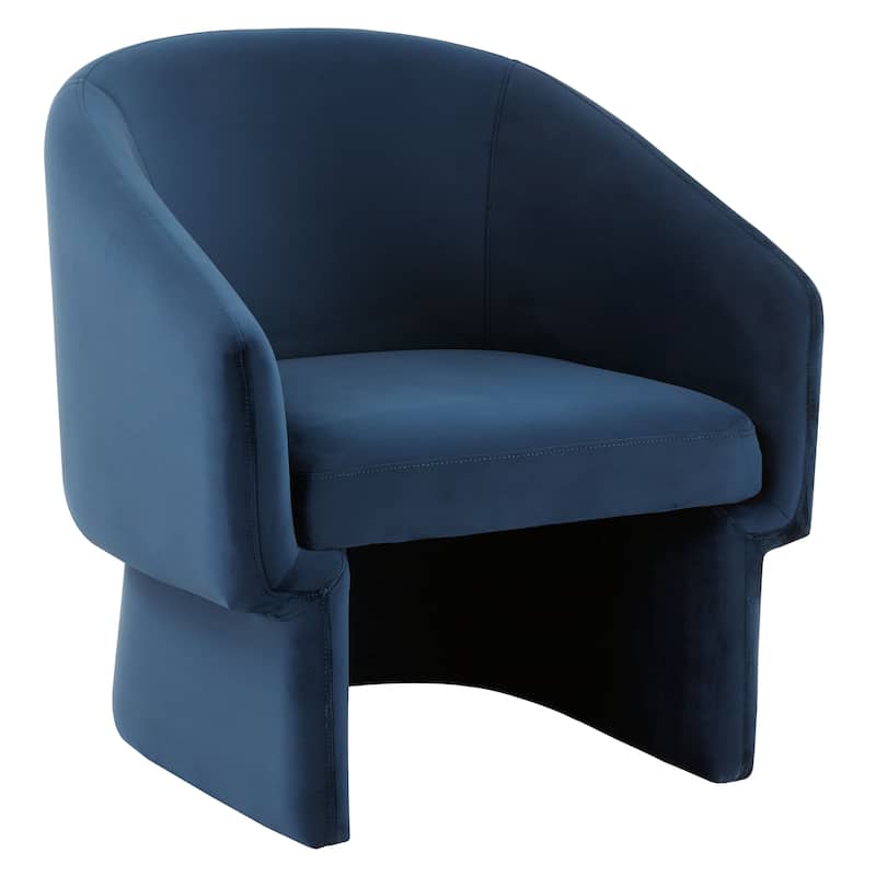 SAFAVIEH Couture Pagona Barrel Back Accent Chair (Fully Assembled) - 30Wx29Dx32H