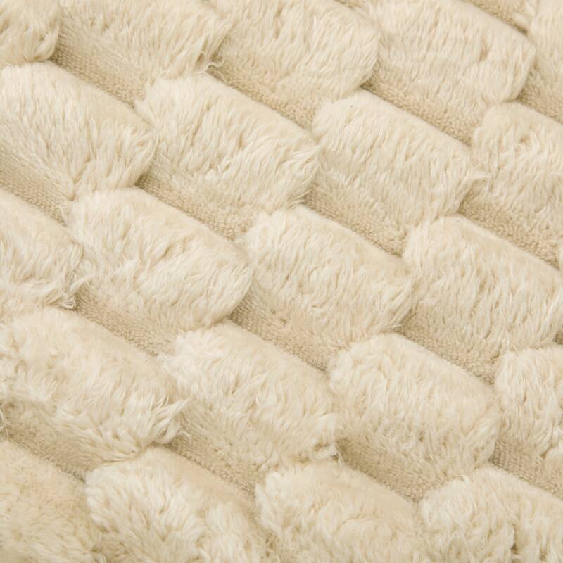 GDFStudio - 135" 6-Seat Modular Bubble Velvet Boneless Sectional Sofa