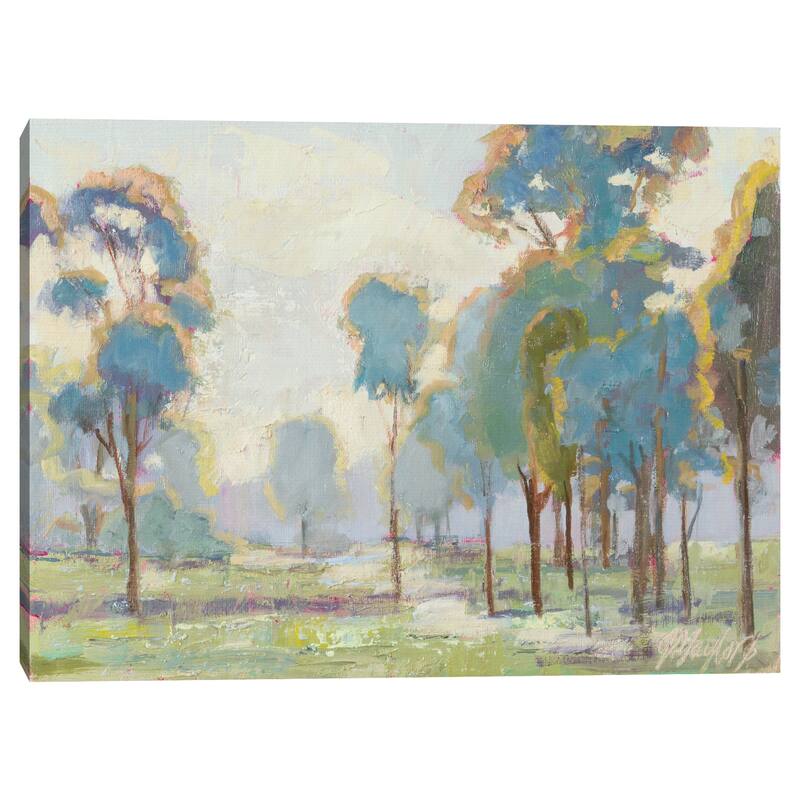 Blue Trees by Jennifer Stottle Taylor Canvas Art Print