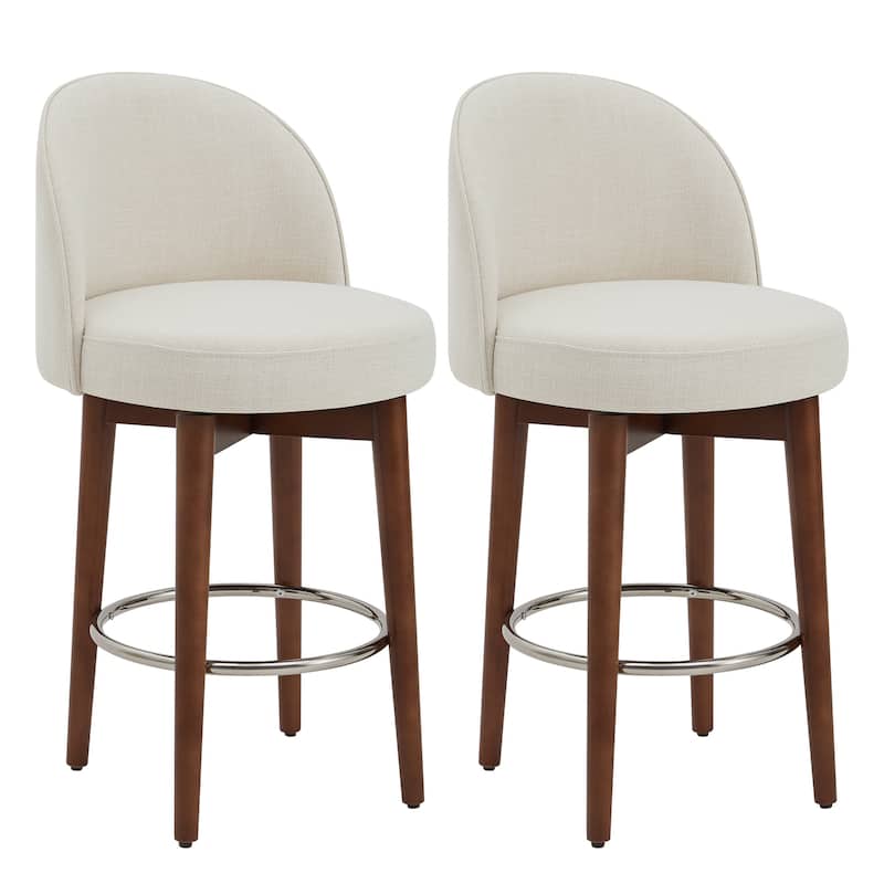 Spruce & Spring Elaine 26 inch Swivel Counter Height Bar Stools Set