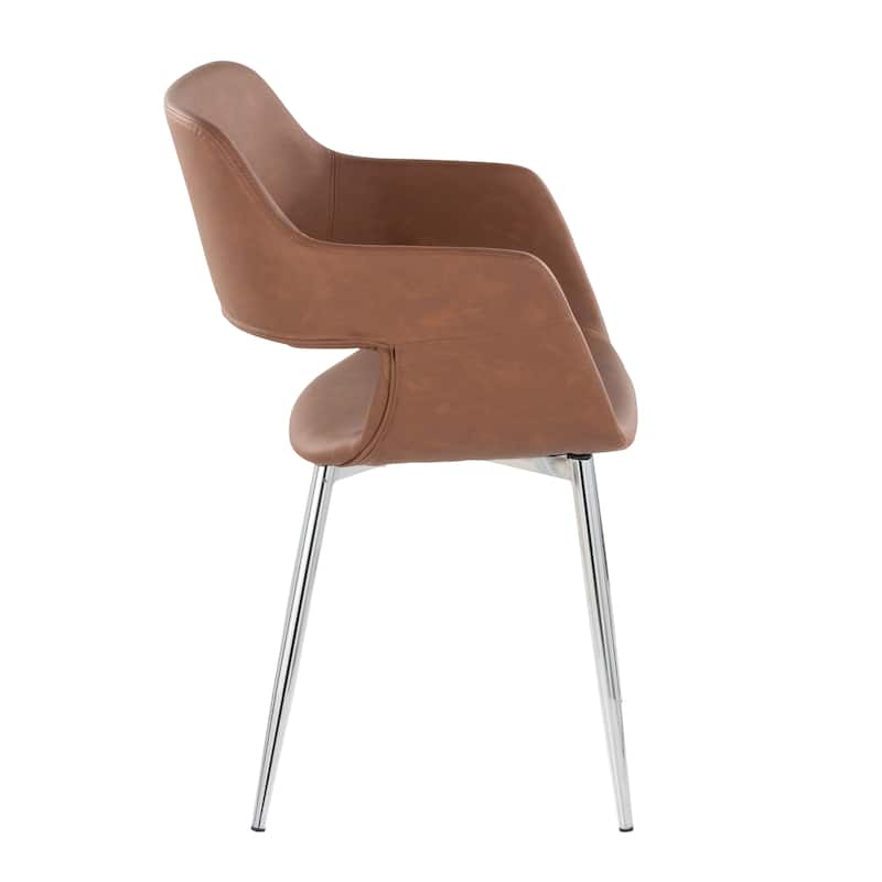 Porch & Den Vallen Dining Chair with Metal Legs (Set of 2)