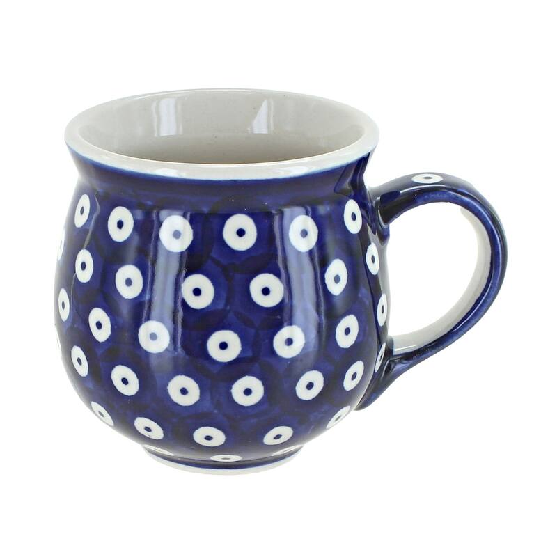 Blue Rose Polish Pottery K090 Manufaktura Bubble Mug - Dots