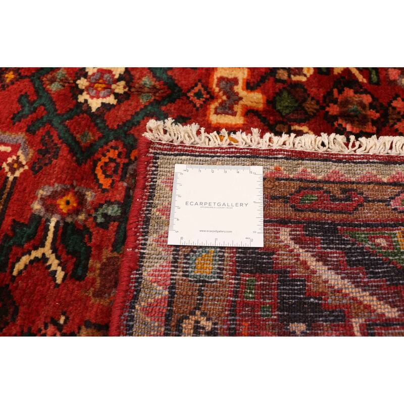 ECARPETGALLERY Hand-knotted Andelz Red Wool Rug - 4'2 x 7'1