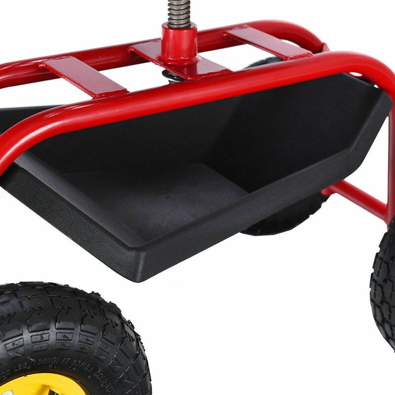 Costway Rolling Tray Gardening Planting with Work Seat Garden Cart - See Details