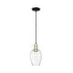 preview thumbnail 25 of 34, Innovations Lighting Downtown Urban - Preston - 1 Light 6" Flute Shade Cord Hung Mini Pendant