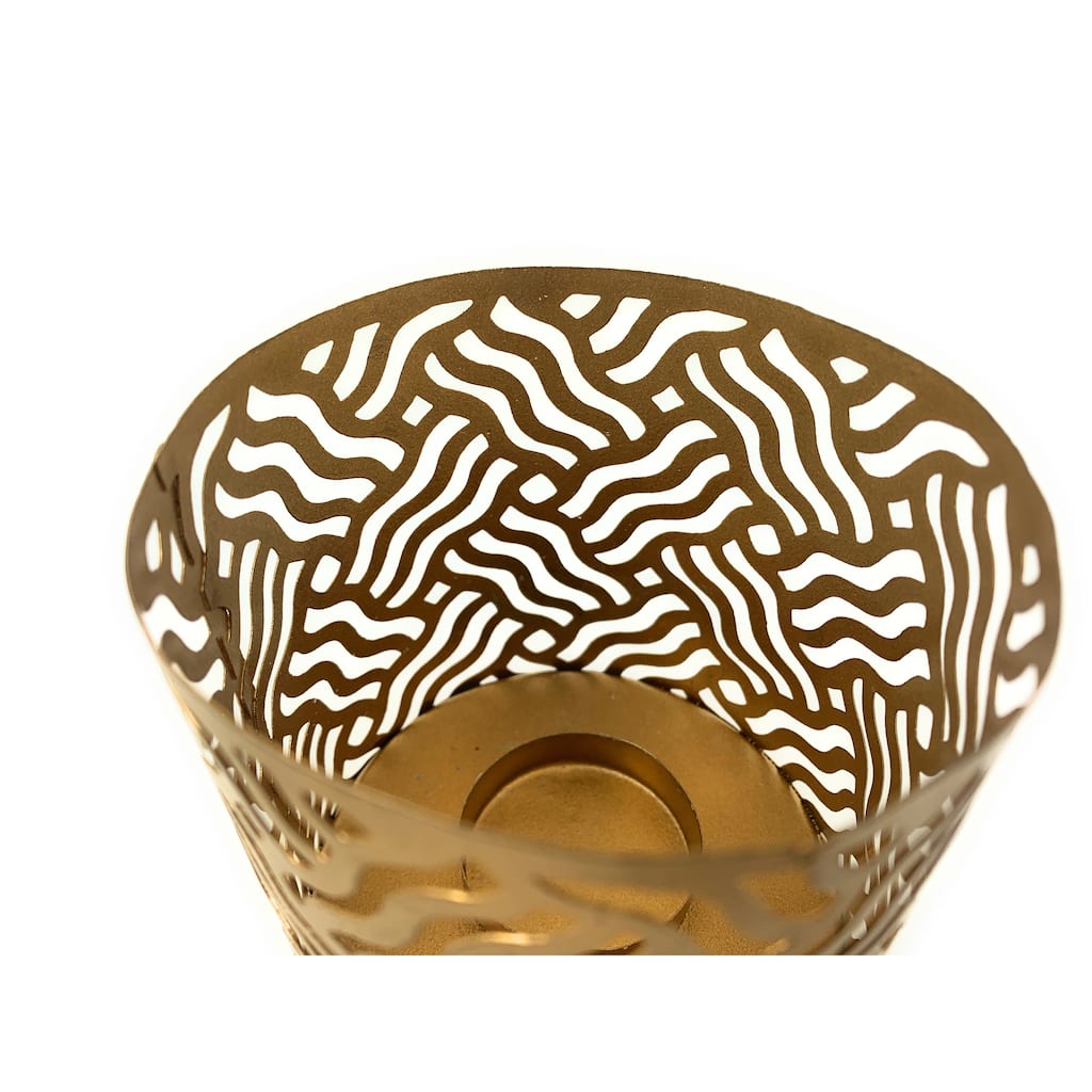 VIBHSA Votive Candle Holder (Golden)