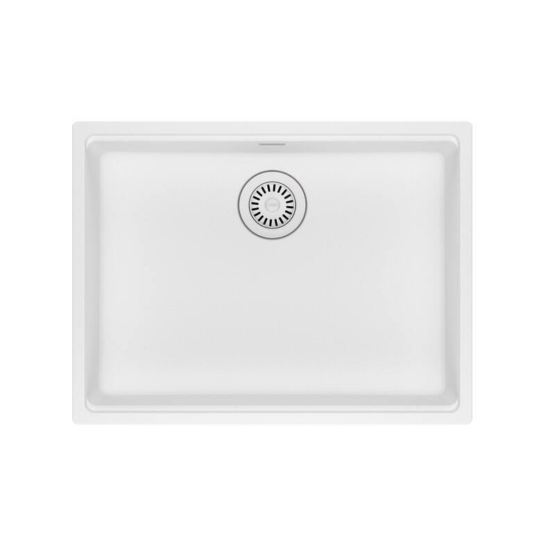 Franke MAG11023ADA Maris 25" Undermount Single Basin Granite ADA - Polar White