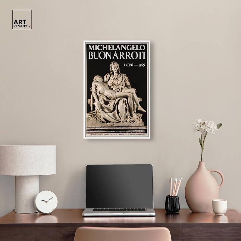 Marble Lamentation Canvas by Art Remedy