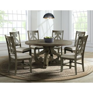 Picket House Stanford 7-pc. Round Dining Table Set w/ 6 Chairs