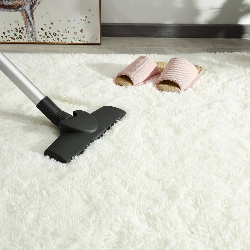 Living Room Bedroom Super Soft Pile Area Rug, Modern Shaggy Rugs, Non-Slip Pile Rugs for Kids