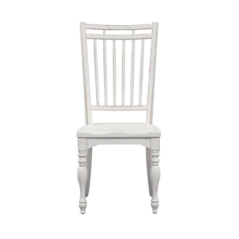 Magnolia Manor Antique White Weathered Bark Opt 5 Piece Drop Leaf Set