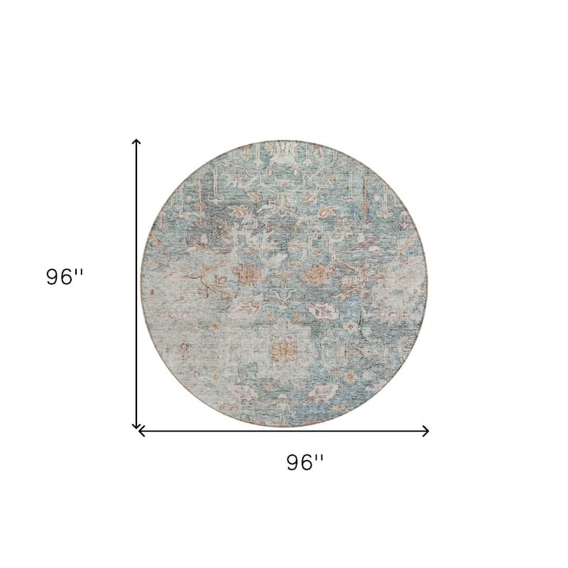 HomeRoots Oriental Traditional Rectangle Outdoor Rug