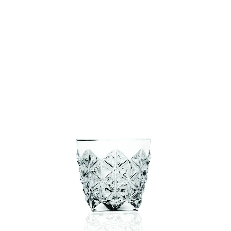 Tumbler Glass - Double Old Fashioned - Set of 6 - Glasses - 12.5 oz. - Made in Europe By Majestic Gifts Inc.
