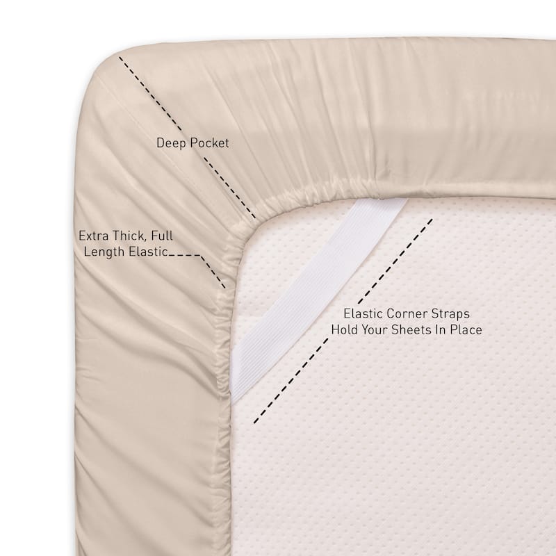 Embroidered 4-piece Bed Sheet Set