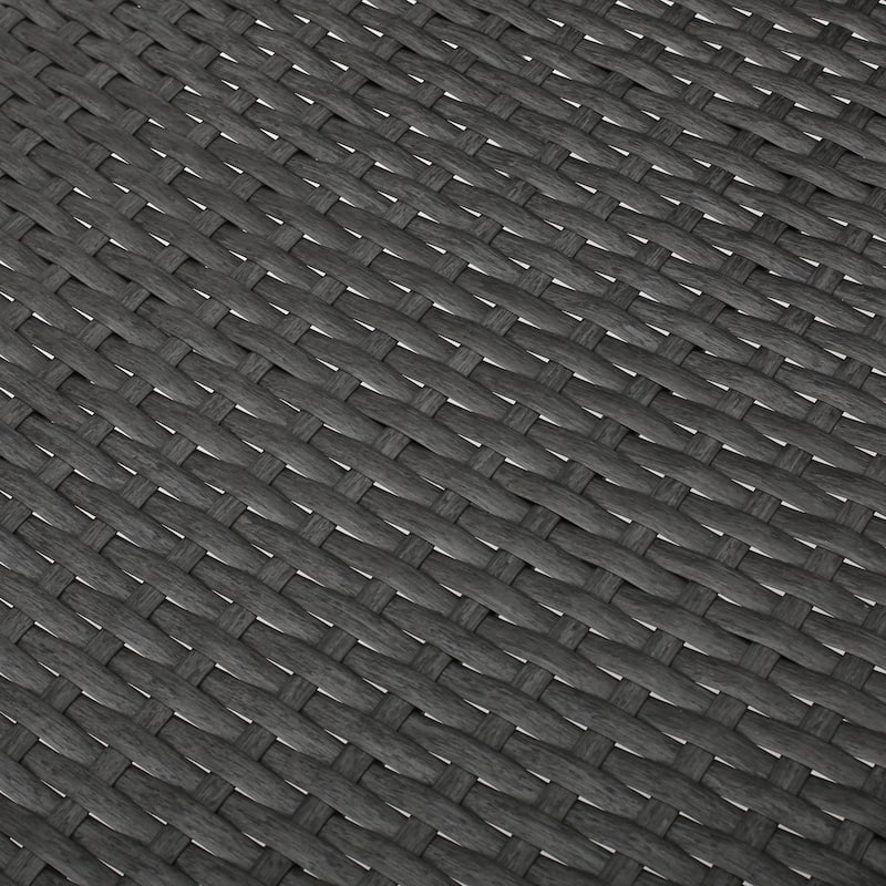 Christopher Knight Home Cooper Outdoor 6-Piece Rectangular Acacia Wood and Wicker Dining Set