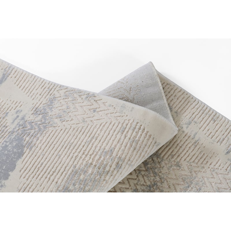 Momeni Vera Polyester Blend Abstract Area Rug