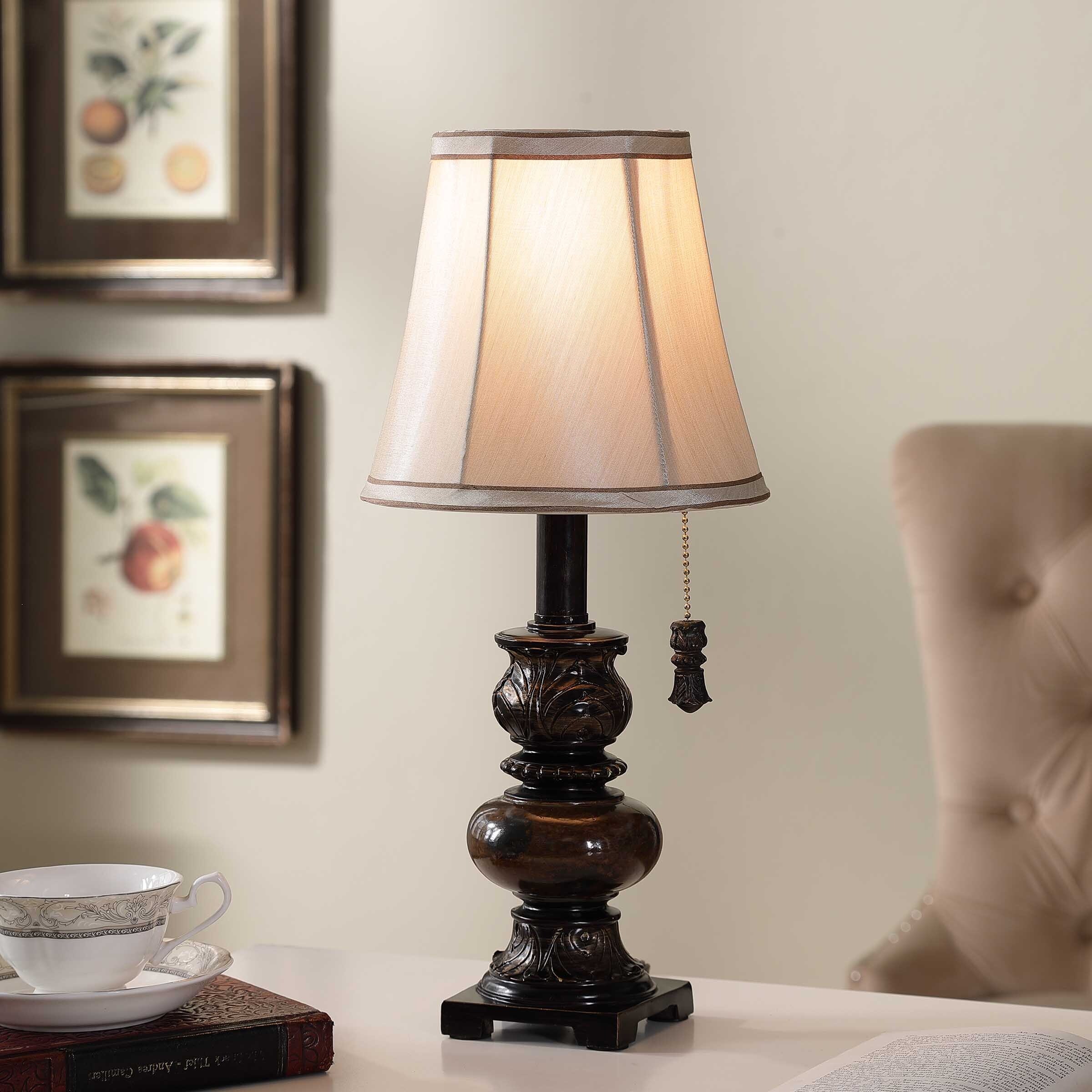 marble table light