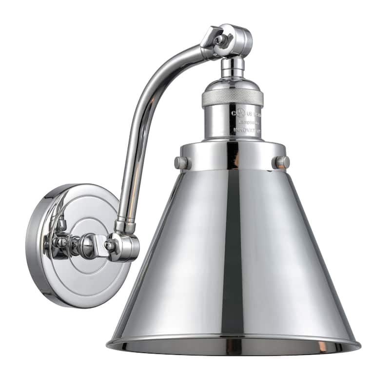 Innovations Lighting Appalachian Single Light 12" Tall Bathroom Sconce - Polished Chrome