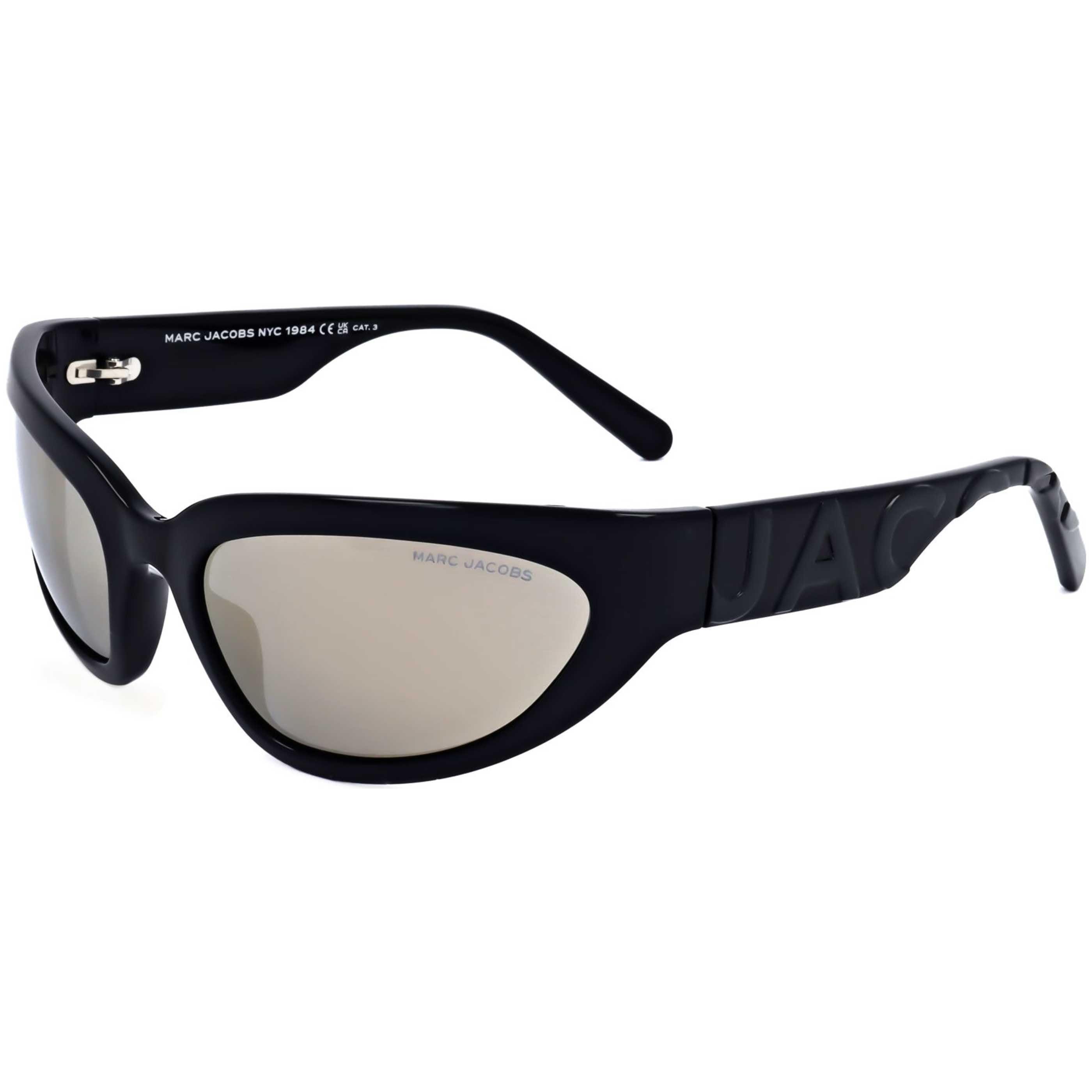 Marc Jacobs MARC 738/S 0EWW IR Sunglasses Fuchsia Cat Eye Frame, Grey Lenses Marc Jacobs Wrap Cat Eye w/ Steel Hinges – Eyedictive main image 2