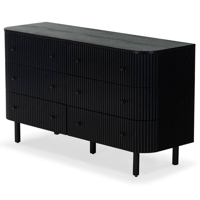 SAFAVIEH Couture Shelbie 6-Drawer Reeded Dresser