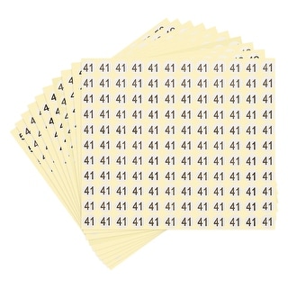 Store Number Sticker Number Stickers Round Sticker Self-Adhesive Small Label for Inventory ...