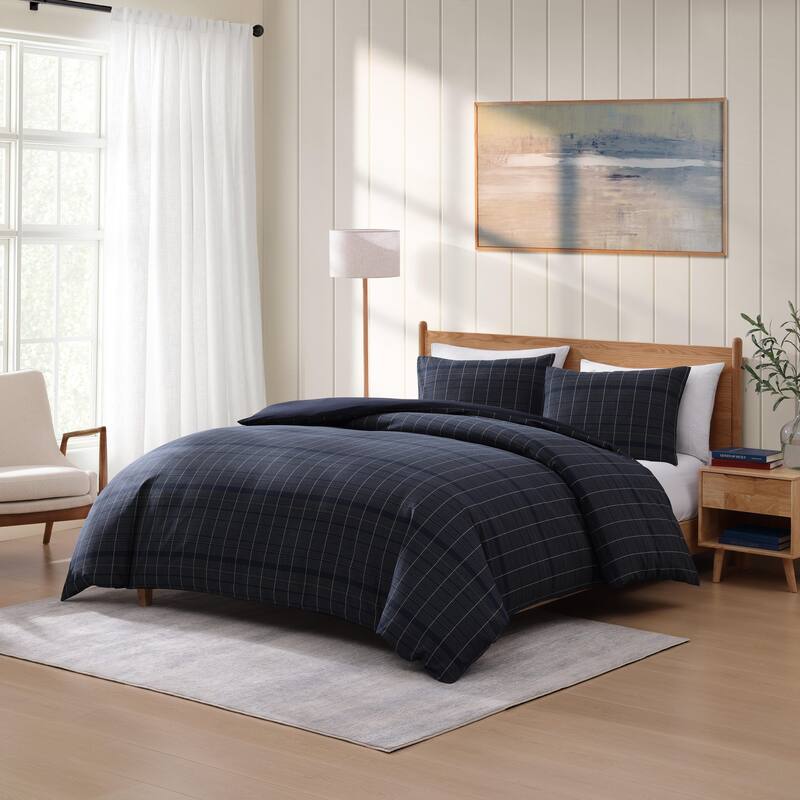 Tommy Hilfiger Cold Spring Reversible Blue Duvet Cover Set