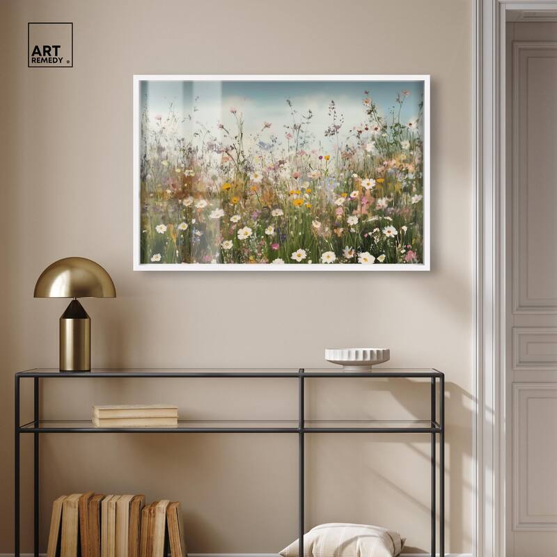 Glimmering Glade Garden III Shadowbox by Art Remedy