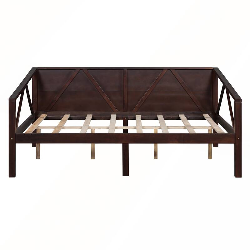 Full size Elegant MultiFunctional Daybed with Sturdy Storage Space
