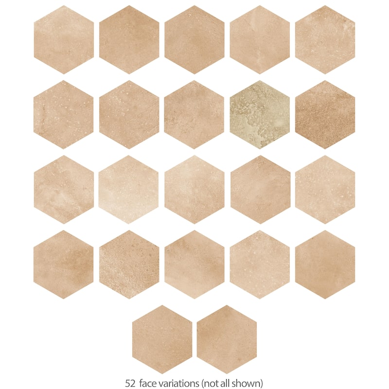 Merola Tile Atlas Hex Cotto 8-5/8" x 9-7/8" Porcelain Floor and Wall Tile