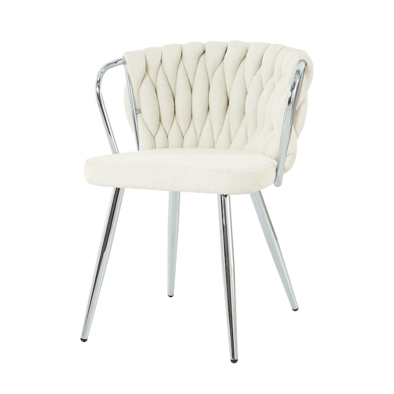 Modern Dining Chair with Metal Legs (Set Of 2)