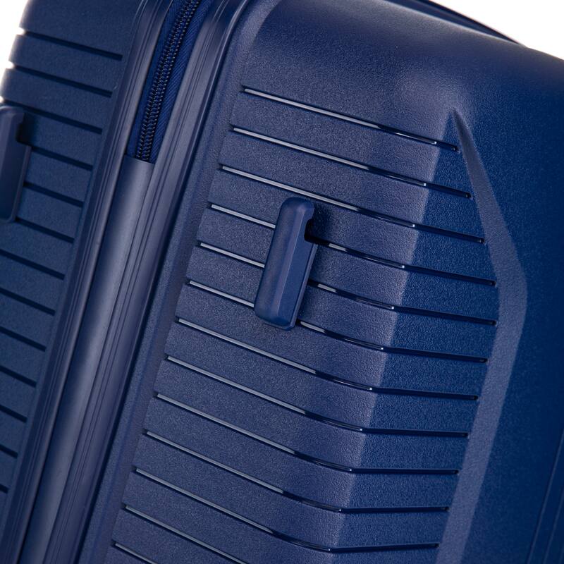 Travel PP Material 3 Piece Luggage Sets with Spinner Wheels and Combination Lock, Luggage for Family Travel Carry on 20/24/28