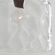 preview thumbnail 3 of 6, 1-Light Clear Water Glass Shade Pendant