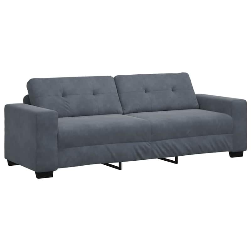 vidaXL 3-Seater Sofa 180 cm Velvet - 221 x 78 x 80