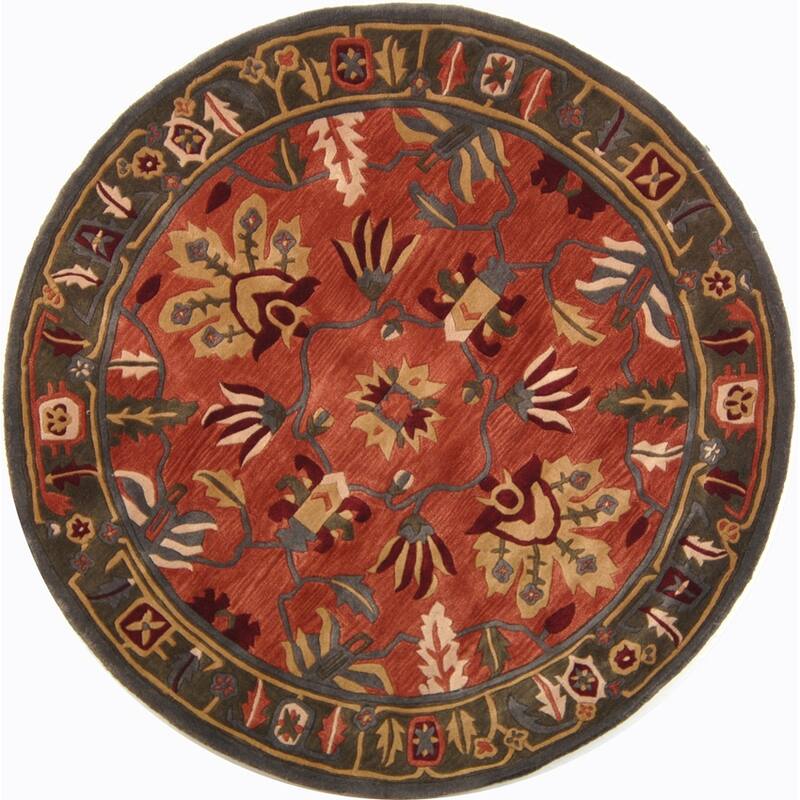 SAFAVIEH Handmade Rodeo Drive Eivor Mid-Century Modern Abstract Wool Rug