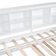 preview thumbnail 12 of 54, Multi-Shelf Daybed Bookcase Bed Frame with Trundle Bed