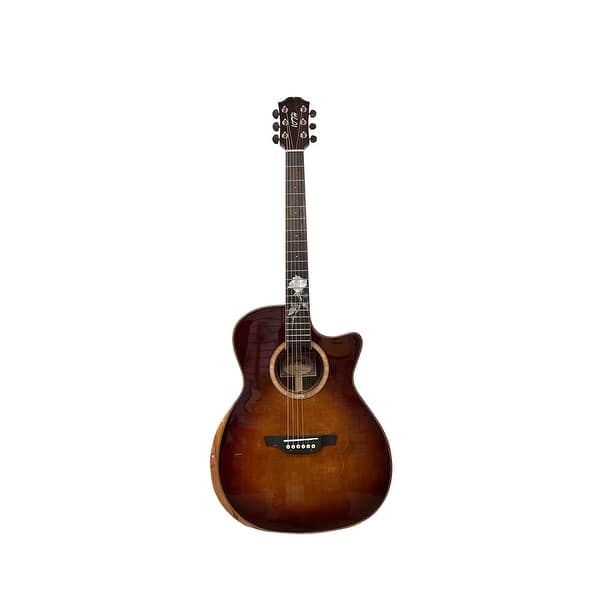 slide 2 of 9, Spruce Top Single Light Vintage Folk Guitar Vintage