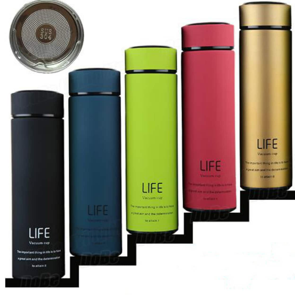 milk in stainless steel thermos