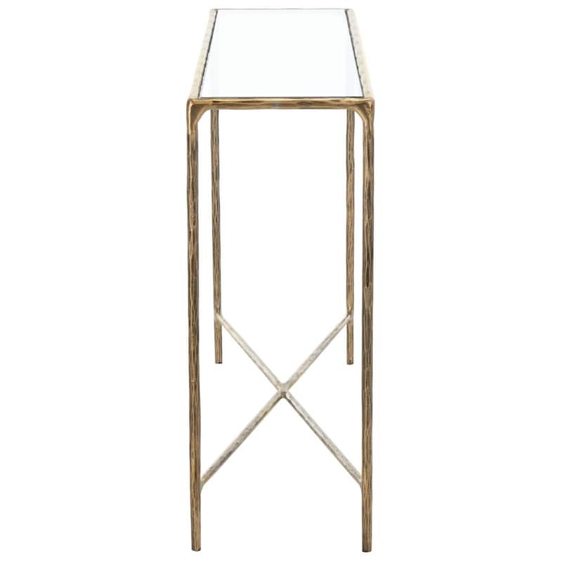 SAFAVIEH Couture Dorotea Forged Metal Rectangle Console Table - 48" W x 12" L x 30" H - 48"W x 12"D x 30"H