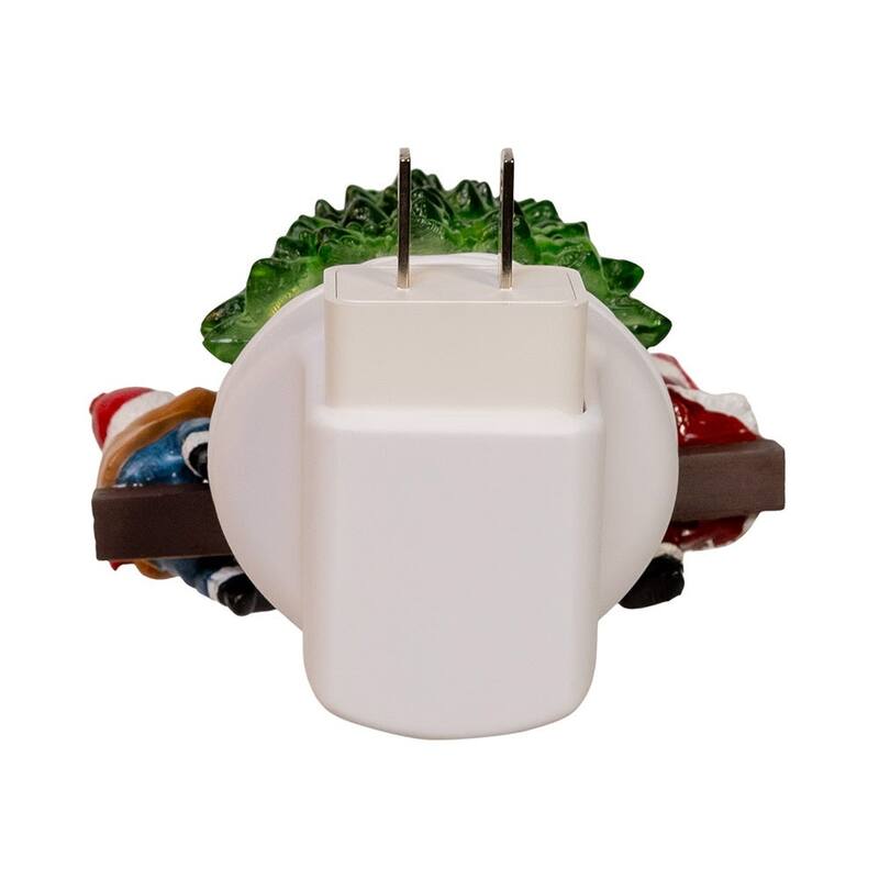 Kurt Adler 6.18-Inch LED Nightlight with Tree and SeeSaw