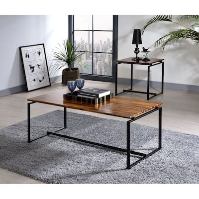 3Pc Pack Coffee/End Set with Metal Legs
