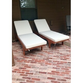 Safavieh Outdoor Living Newport Brown/ Beige Cart-Wheel Adjustable Chaise Lounge Chair - 27.6" x 78.7" x 14.2"